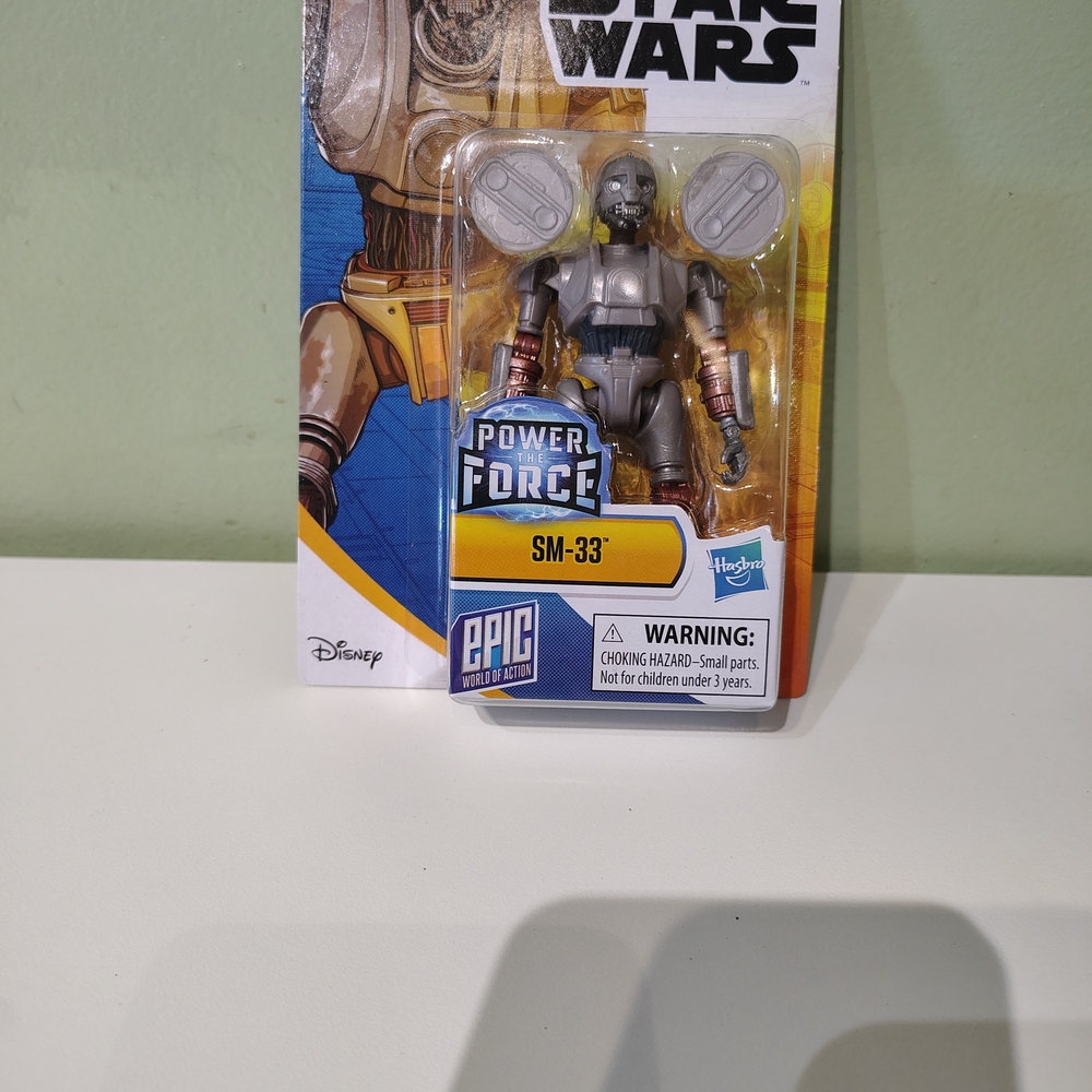 NWT Hasbro Disney Star Wars SM-33 Power The Force Action Figure Kids Toy